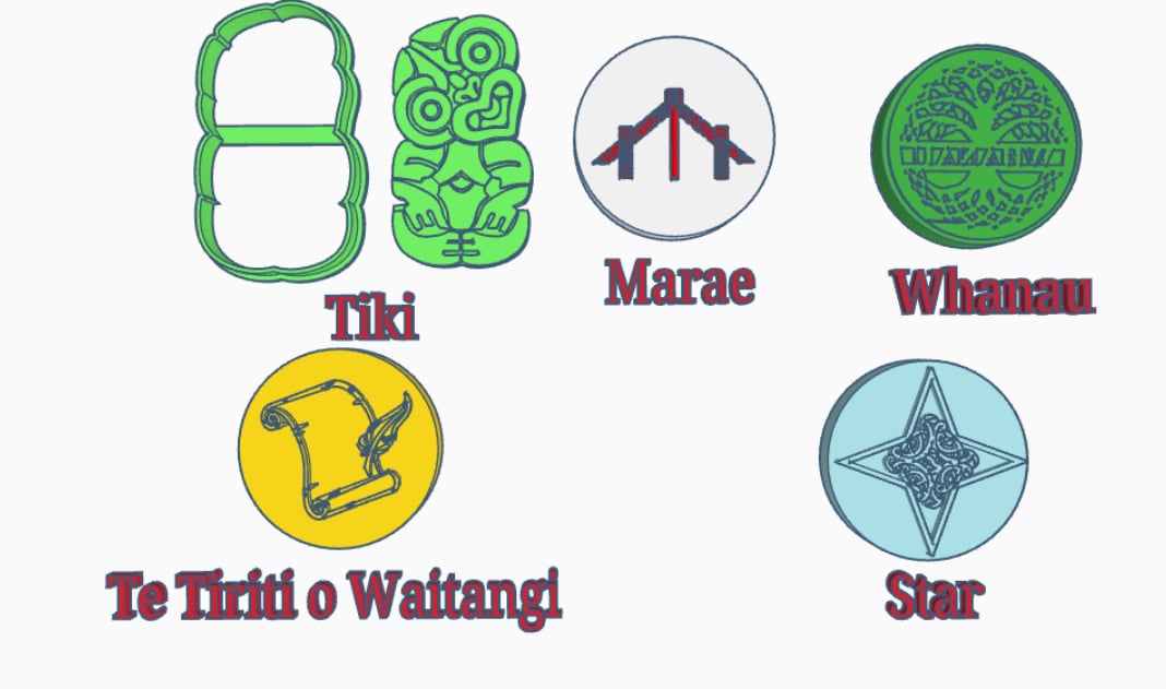 Maori Theme Fondant Stamps