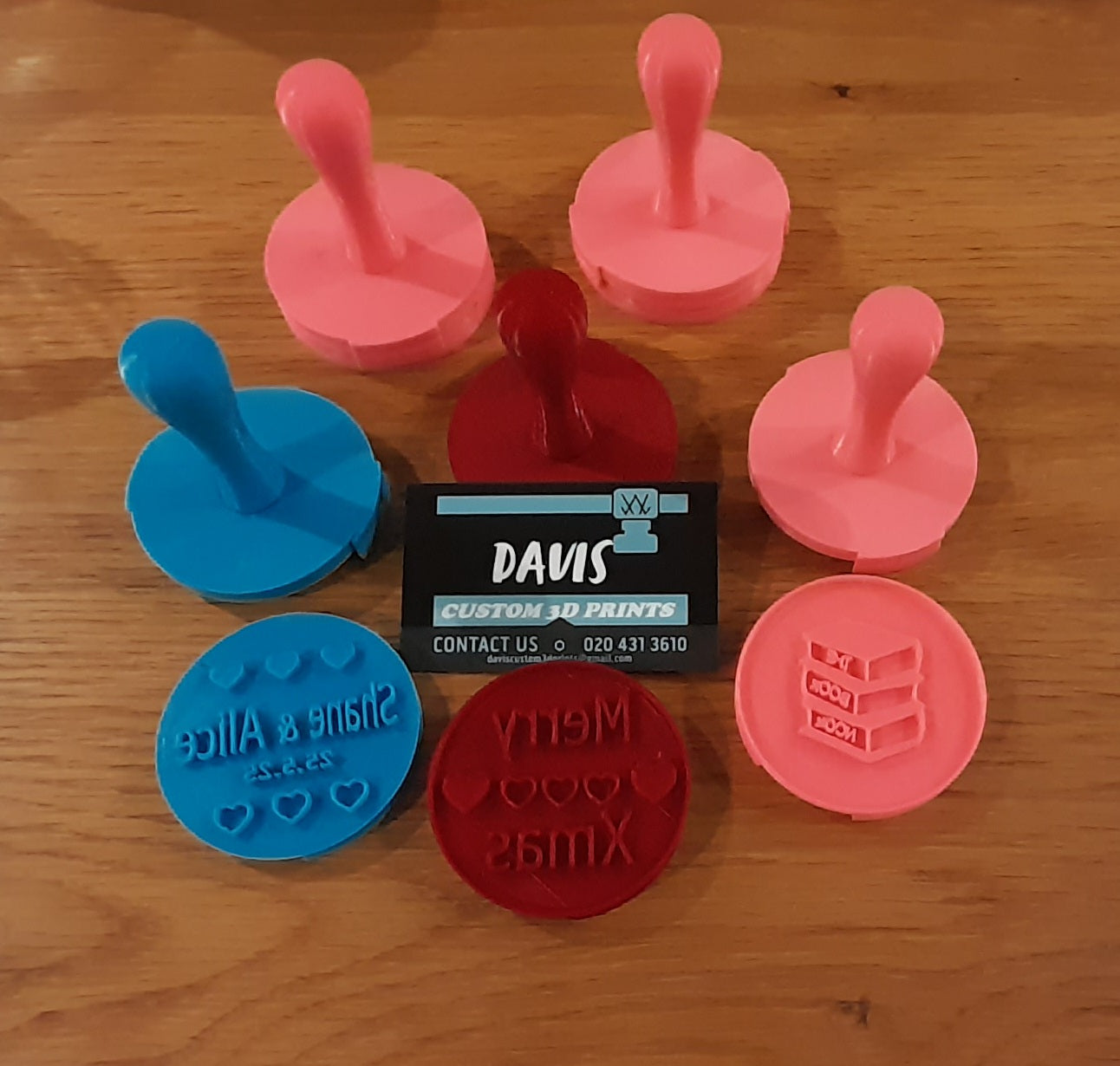 Personalised Fondant Stamps