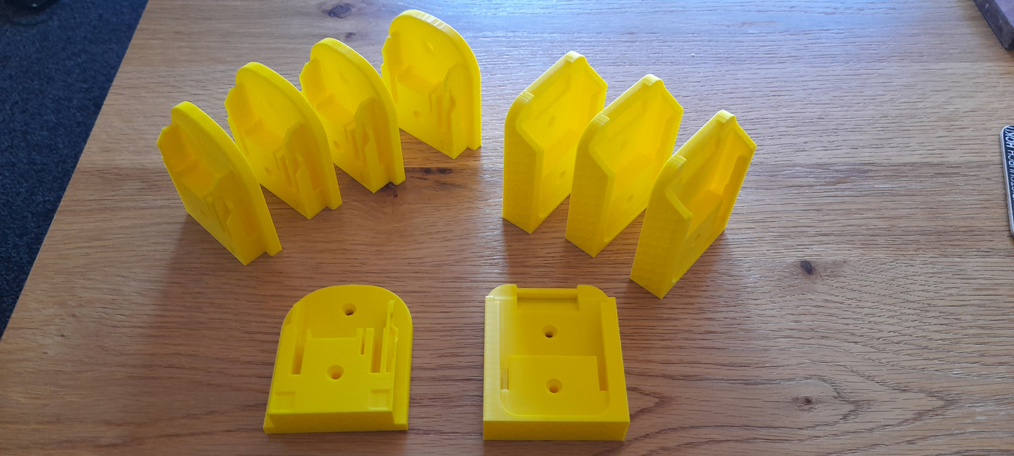DeWalt Battery and Tool Wall Mounts