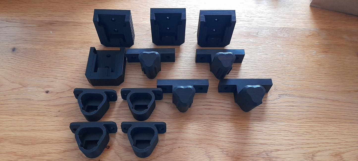 Milwaukee Battery and Tool Wall Mounts