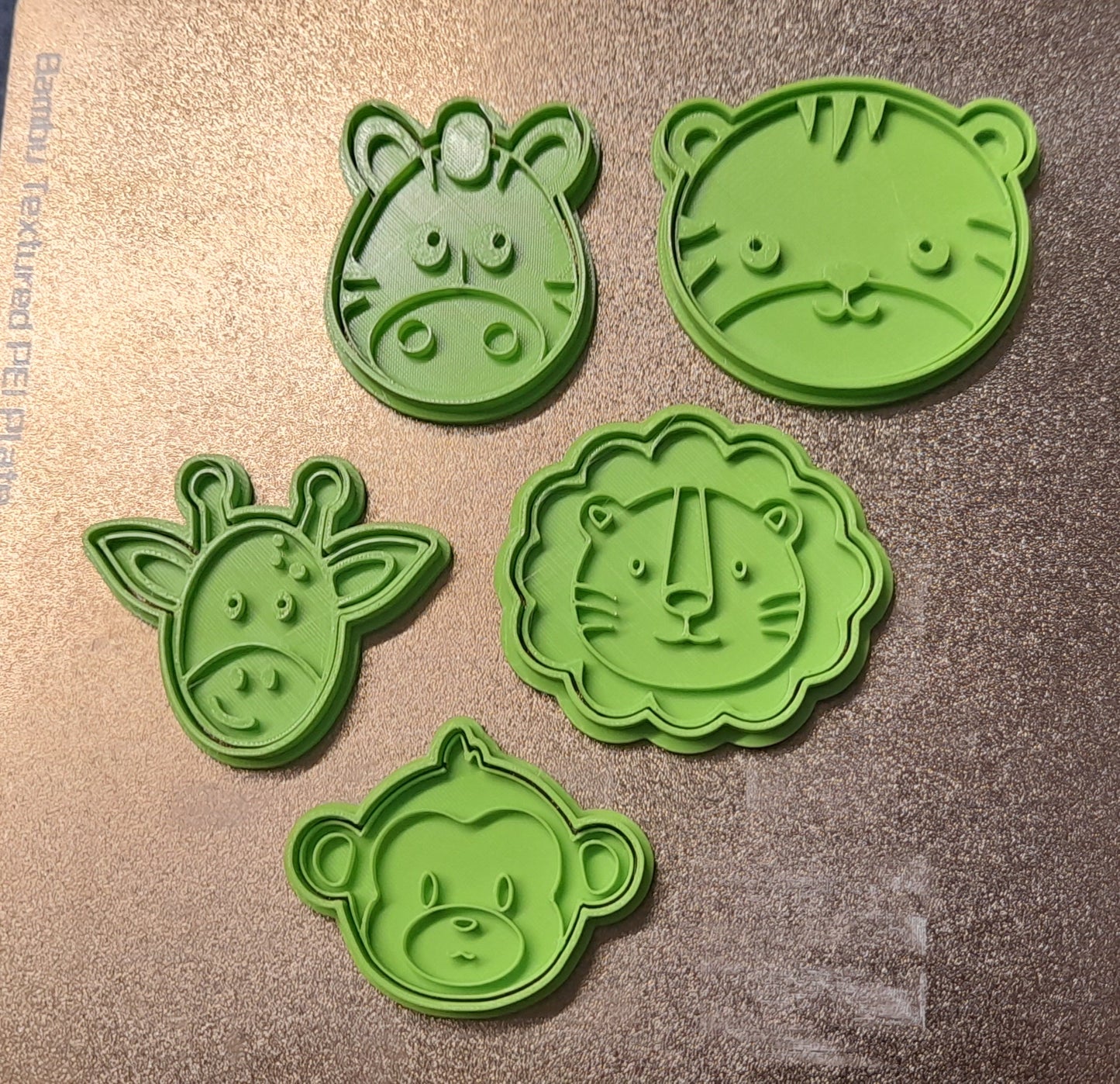 Zoo Animal Themed Cookie Cutters