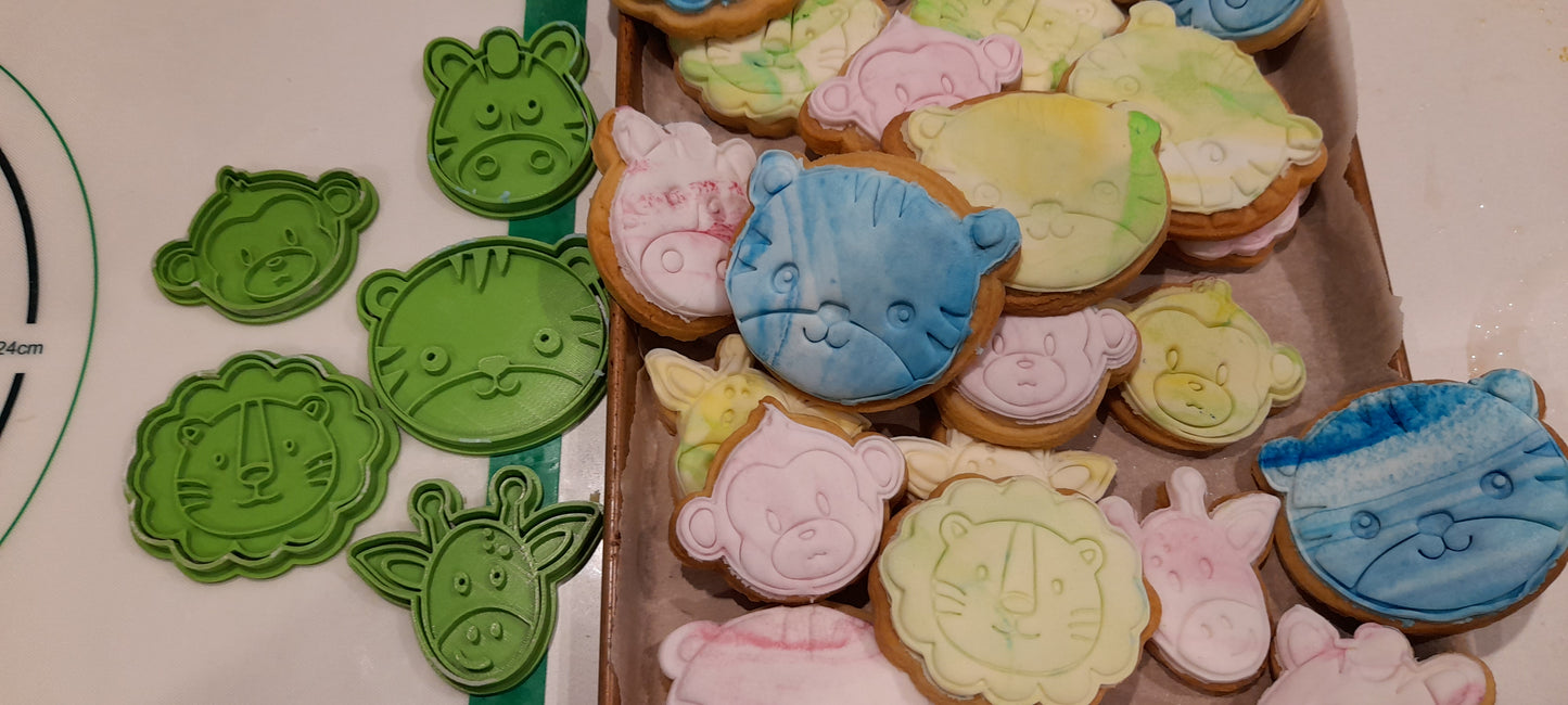 Zoo Animal Themed Cookie Cutters