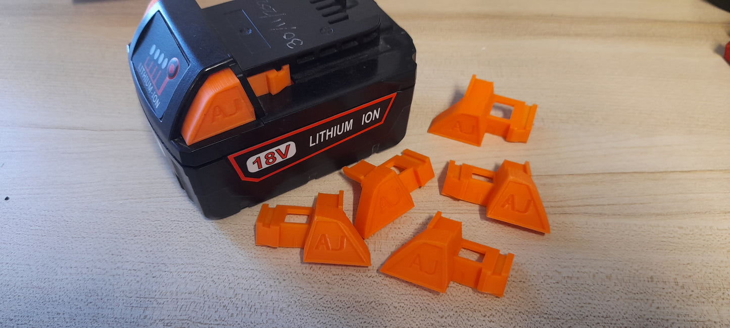 Milwaukee Personalised Battery Release Buttons