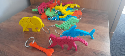 Articulated Animal Key Chains