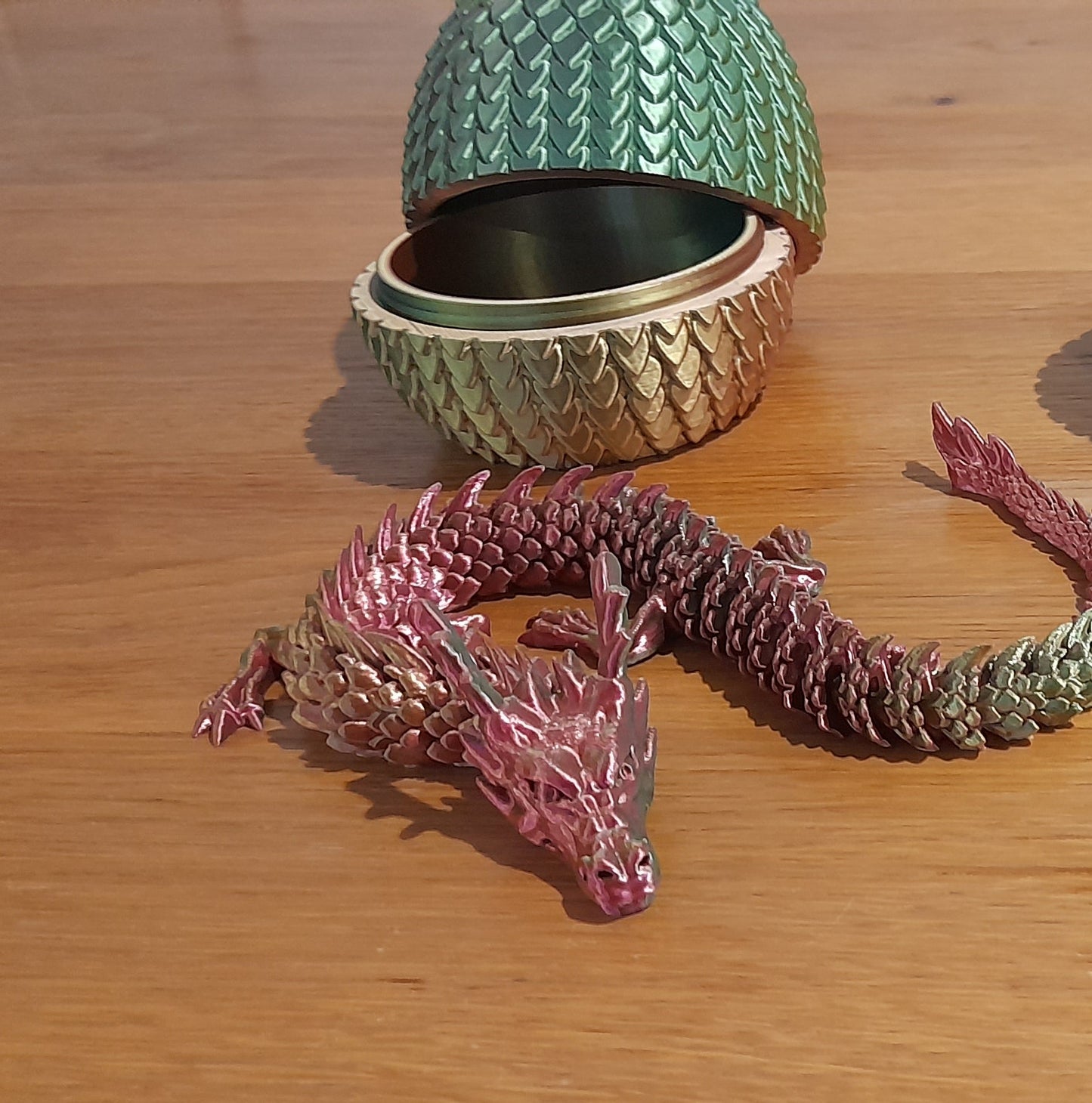 Articulated Chinese Dragon & Egg