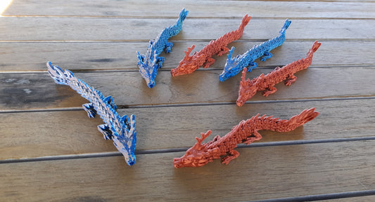 Articulated Chinese Dragon & Egg