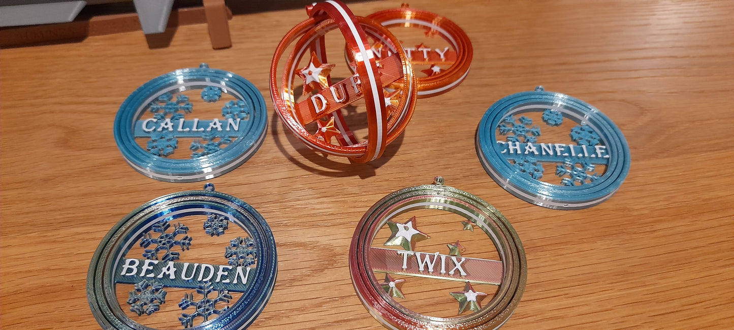Personalised Christmas Decorations