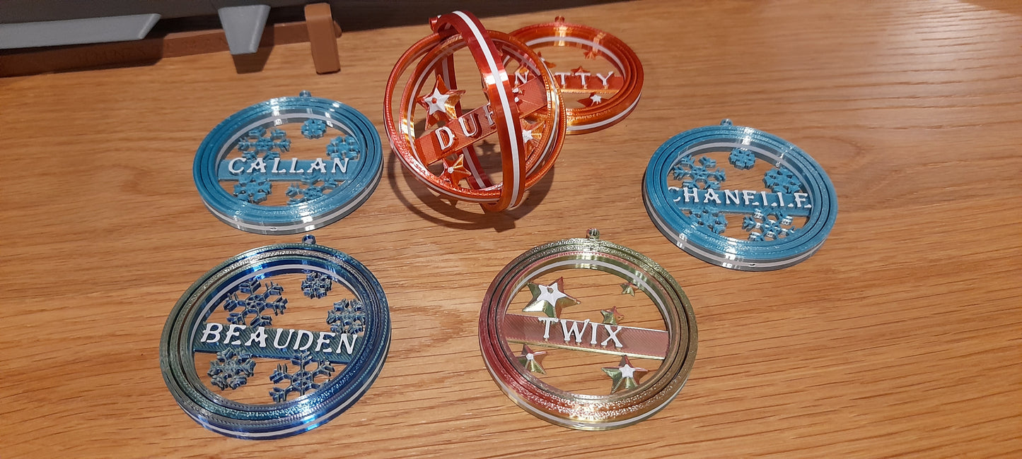 Personalised Christmas Decorations
