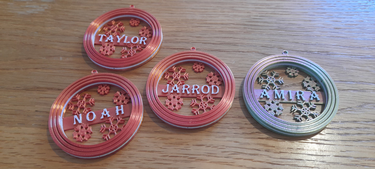 Personalised Christmas Decorations