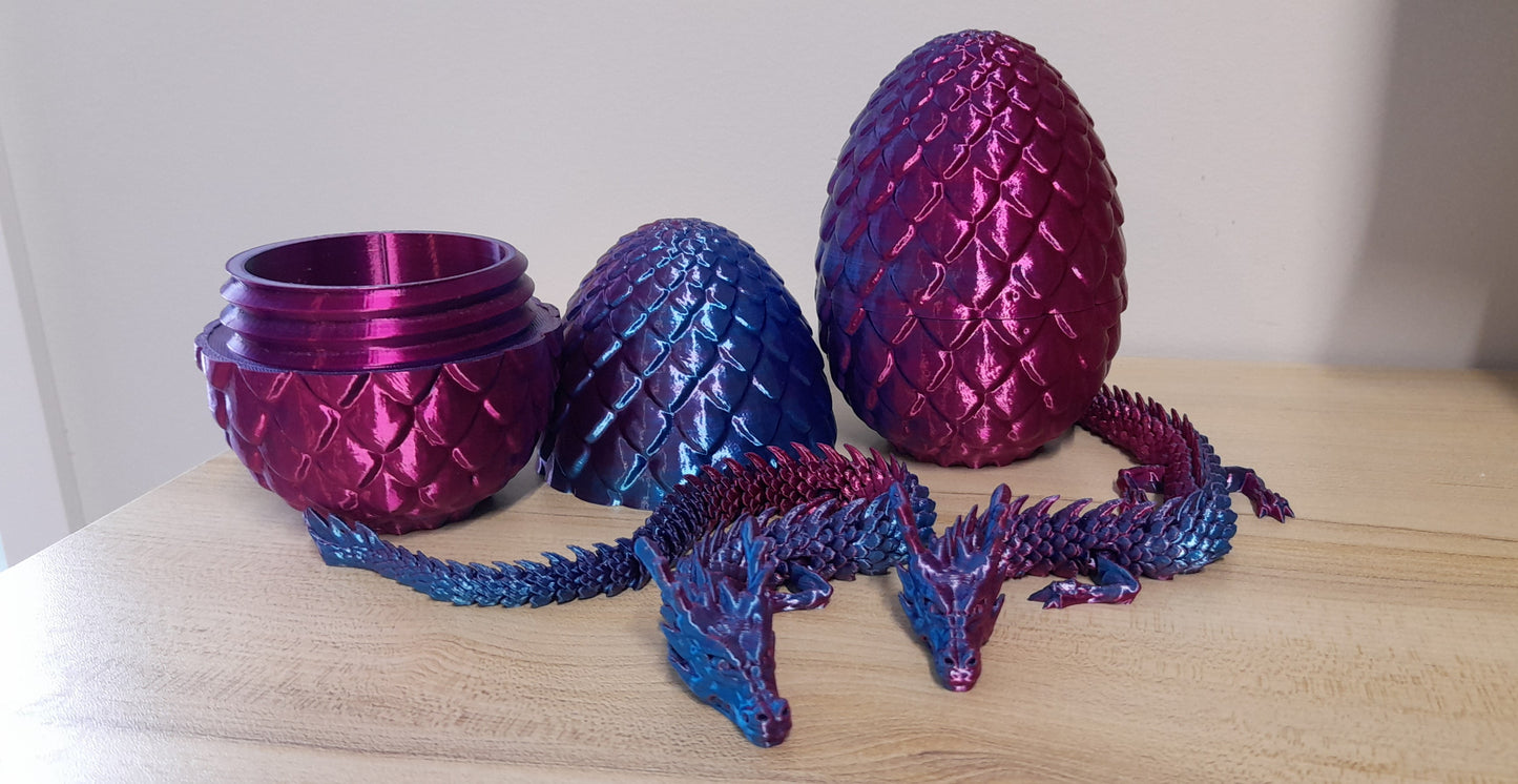 Articulated Chinese Dragon & Egg