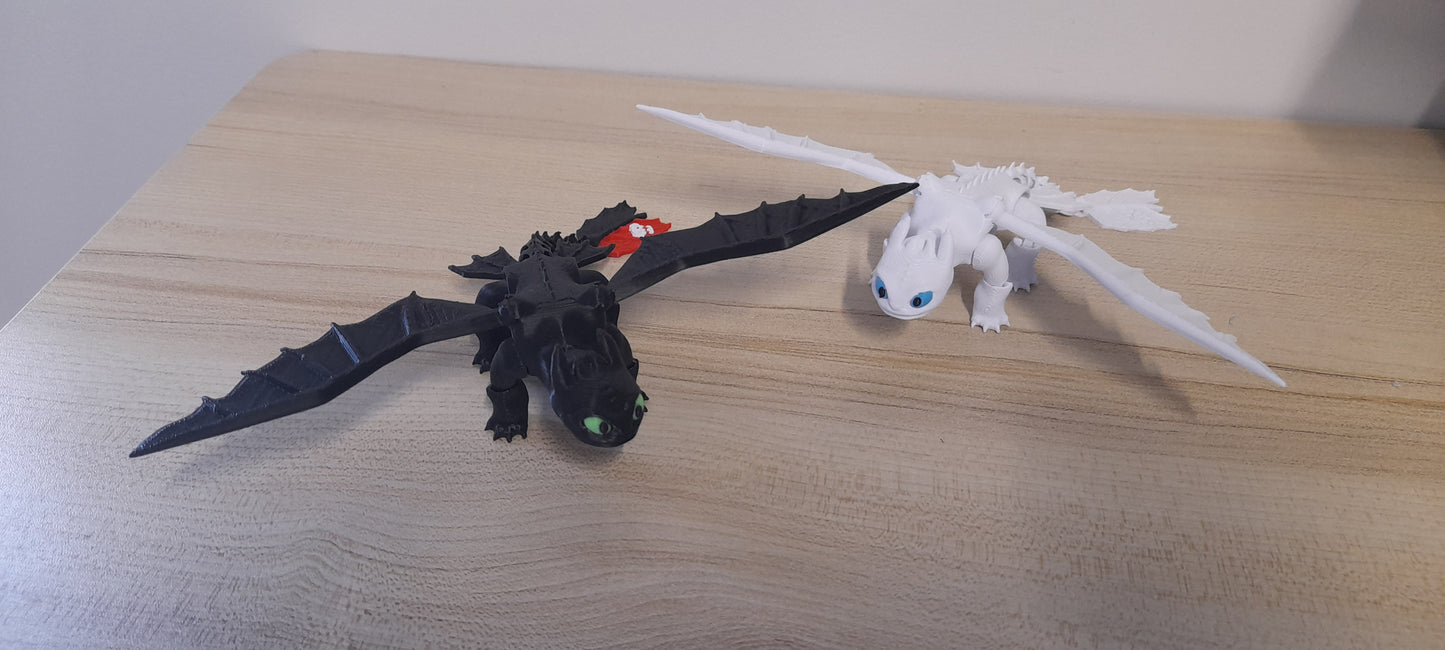 How To Train Your Dragon - Toothless / Light Fury