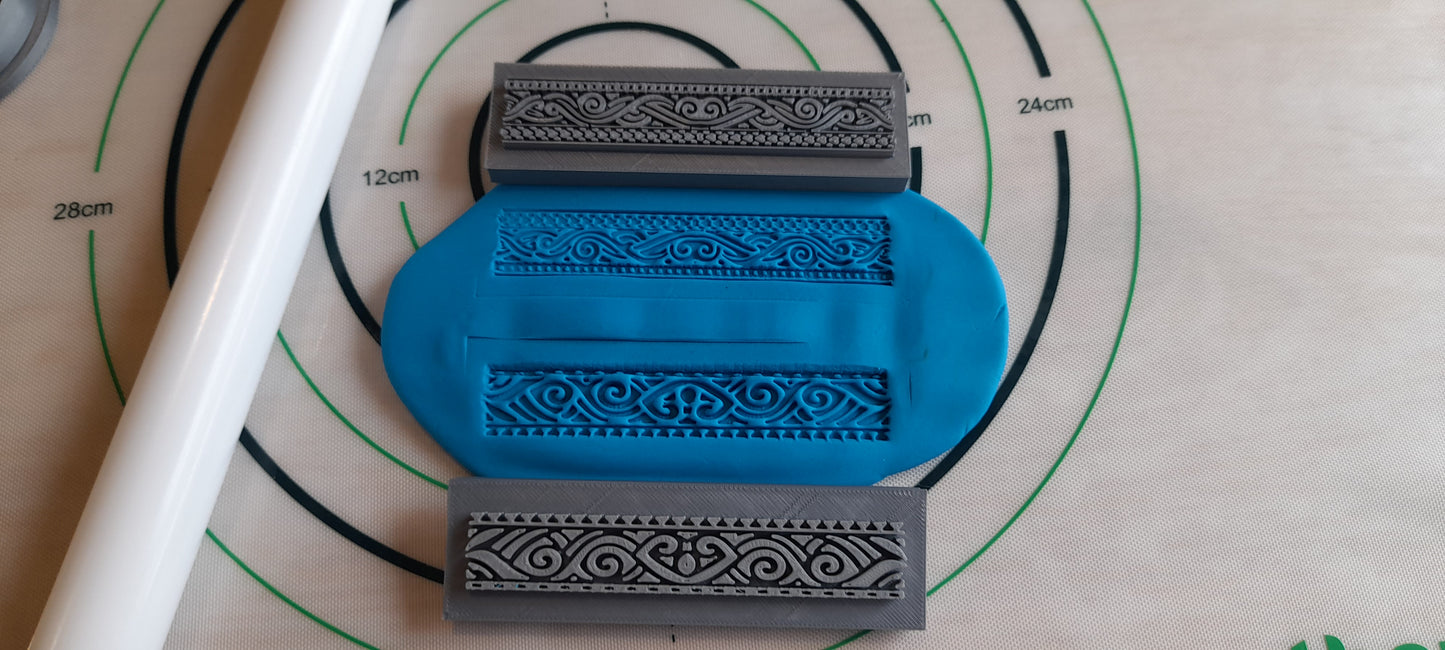 Maori Theme Fondant Stamps