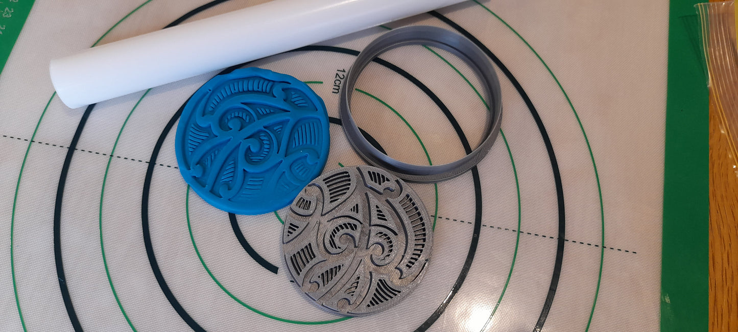Maori Theme Fondant Stamps