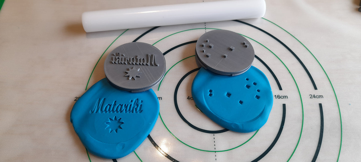 Matariki Theme Fondant Stamps