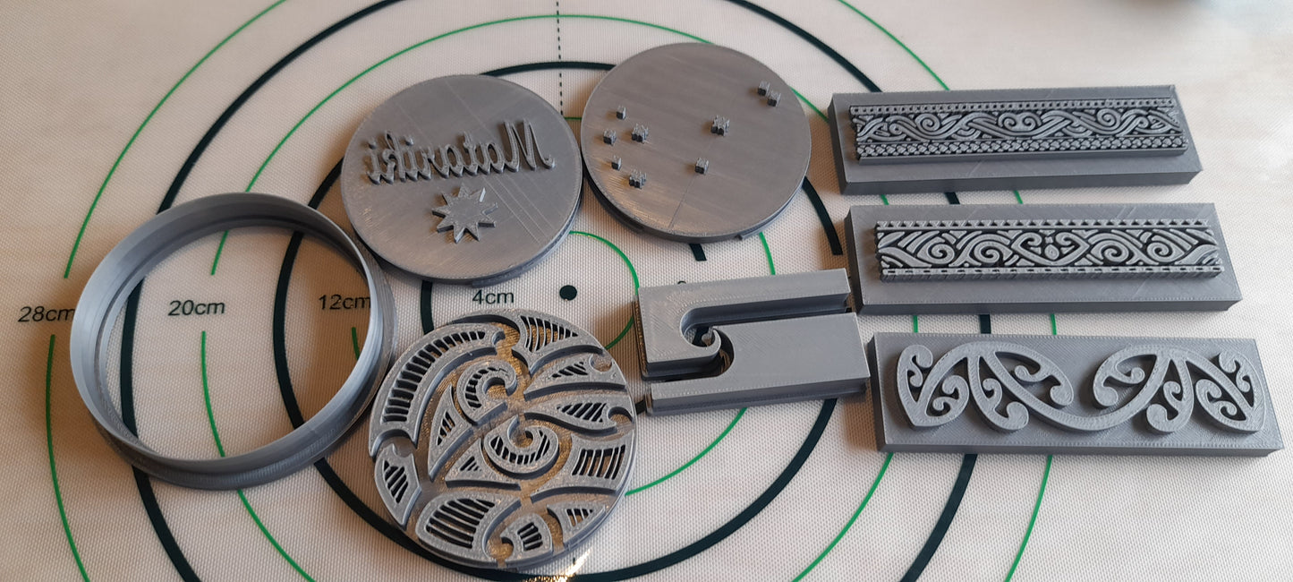 Maori Theme Fondant Stamps