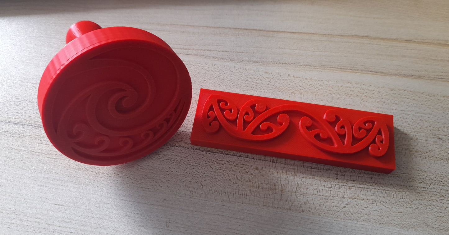 Maori Theme Fondant Stamps
