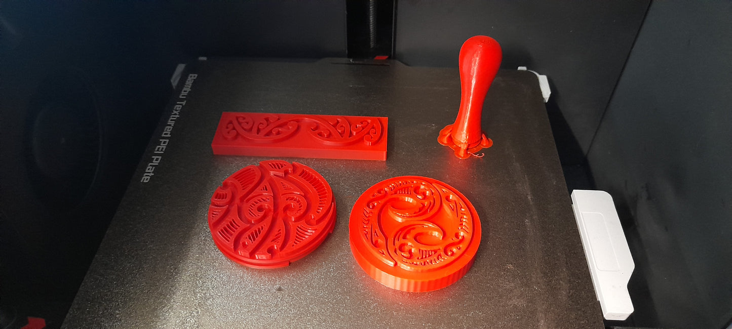 Maori Theme Fondant Stamps