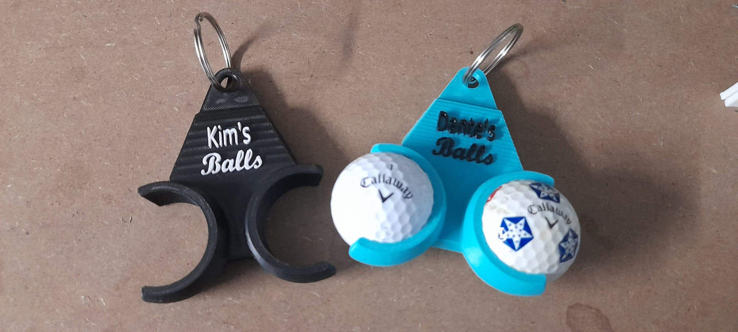 Personalised Golf Ball Holders