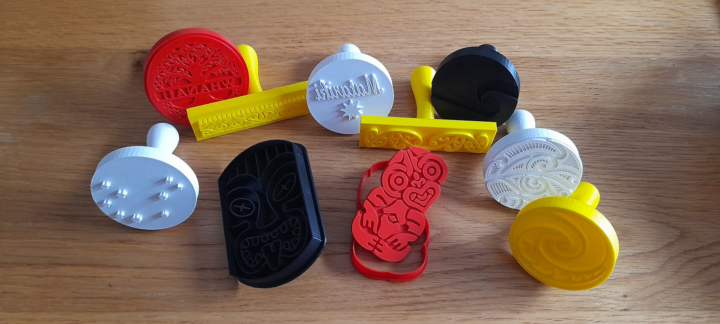 Maori Theme Fondant Stamps