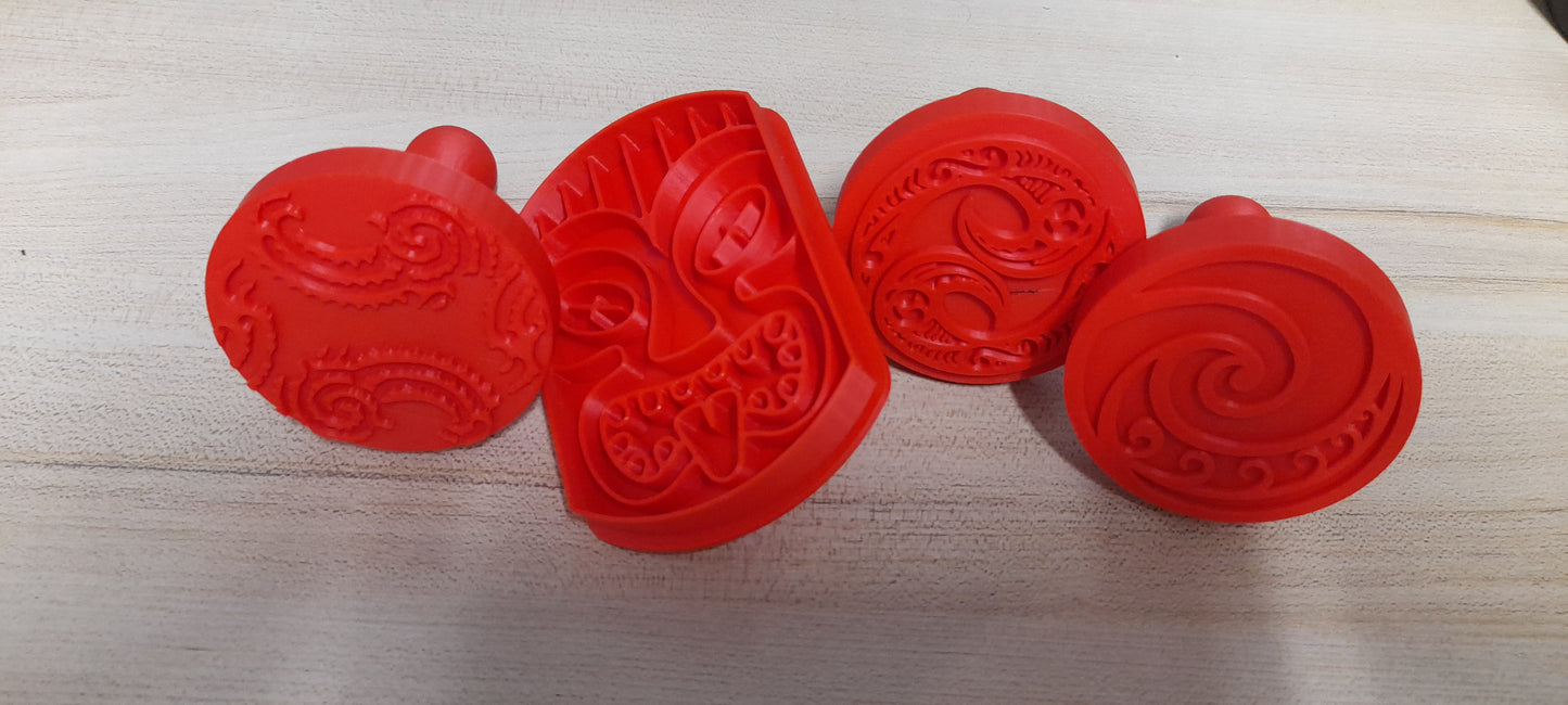 Maori Theme Fondant Stamps