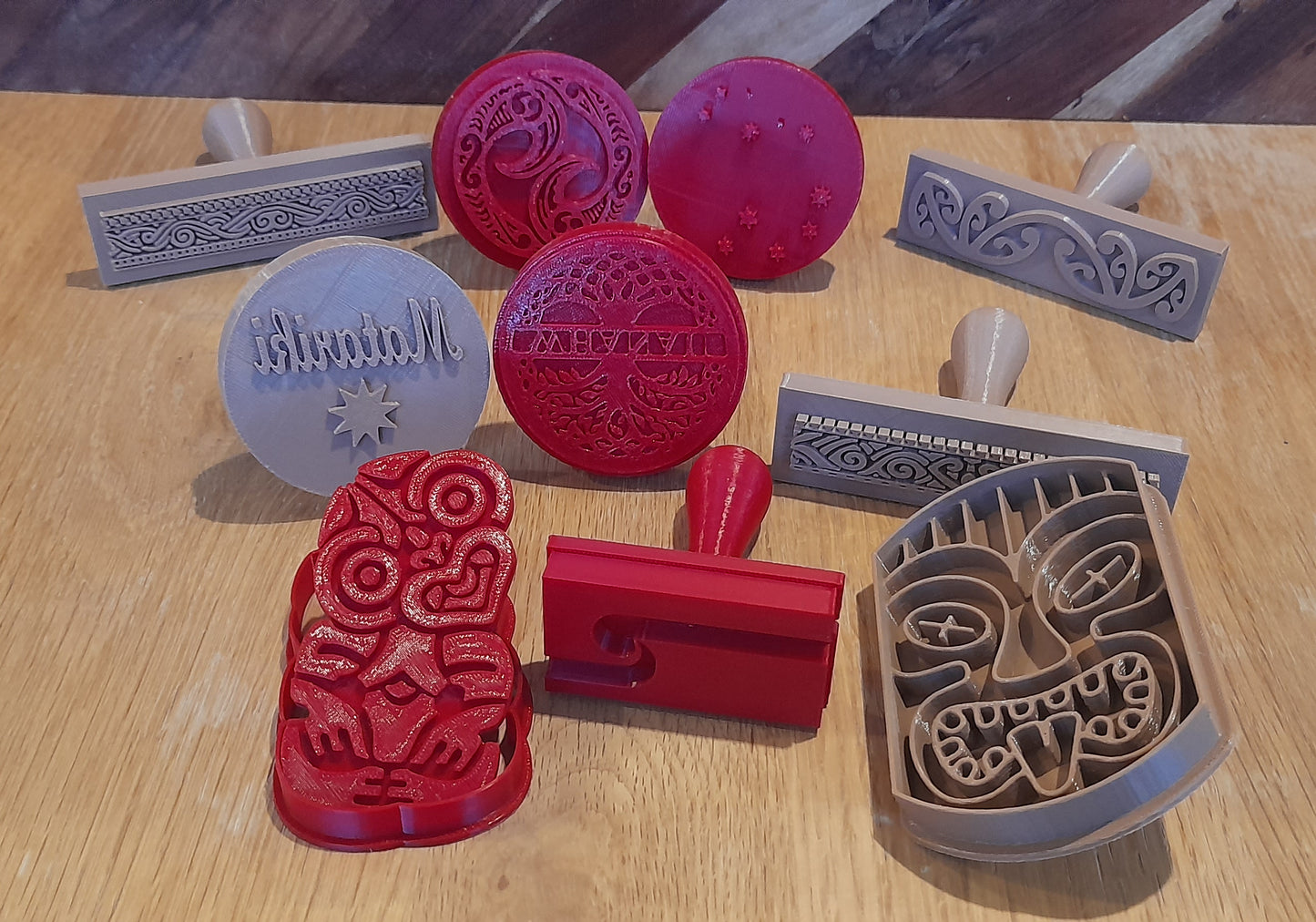 Maori Theme Fondant Stamps
