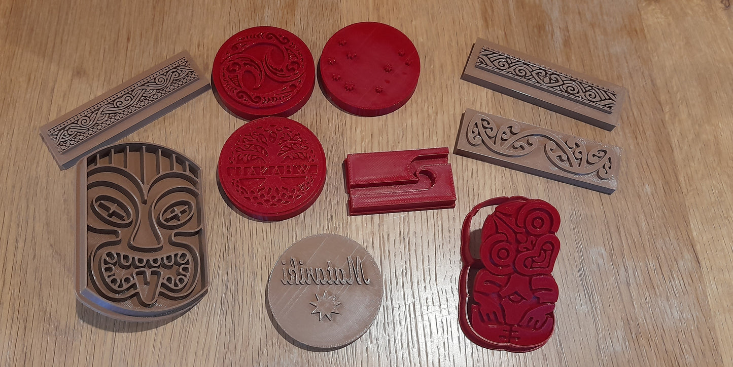 Maori Theme Fondant Stamps