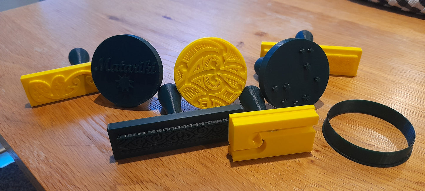 Maori Theme Fondant Stamps