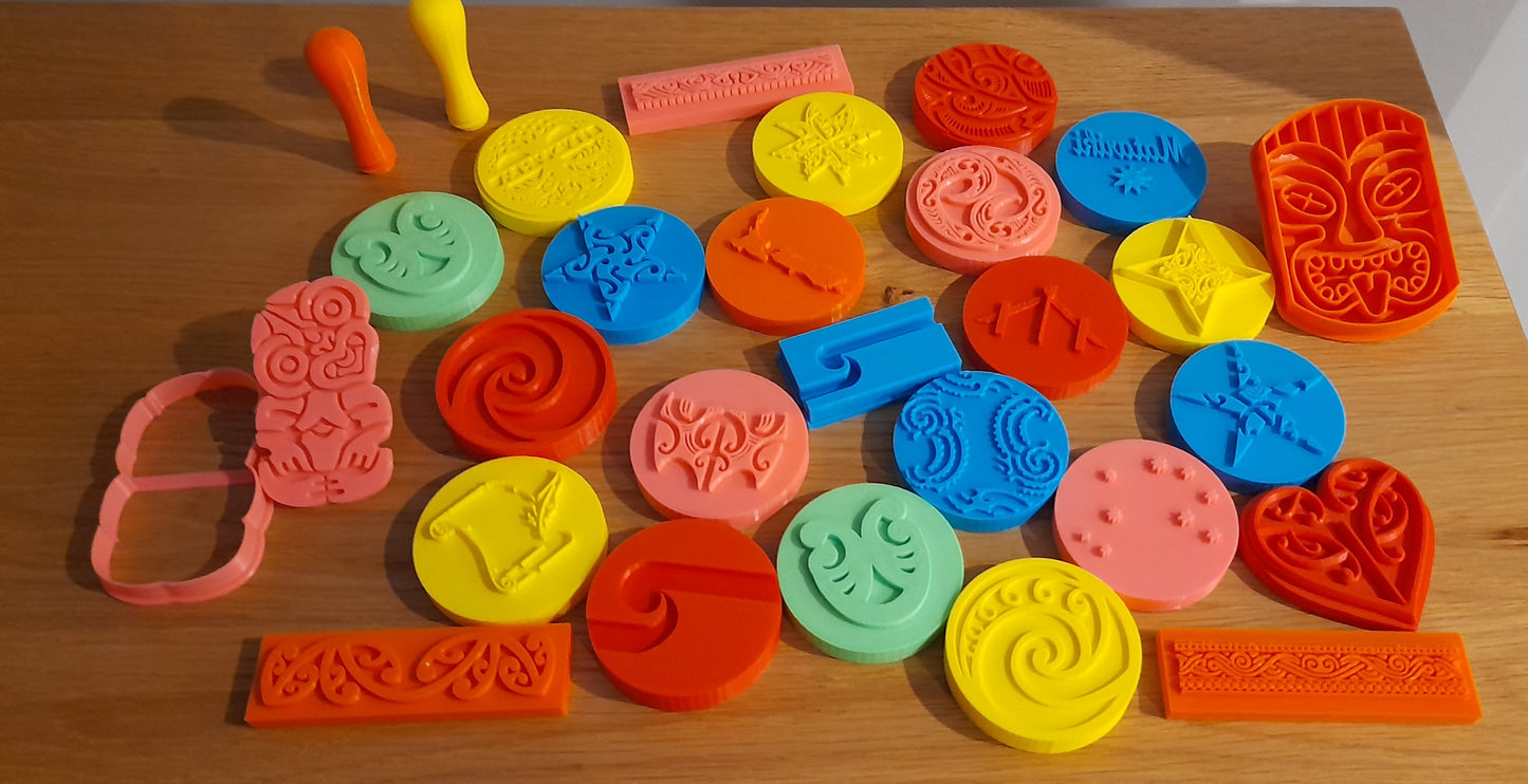 Maori Theme Fondant Stamps