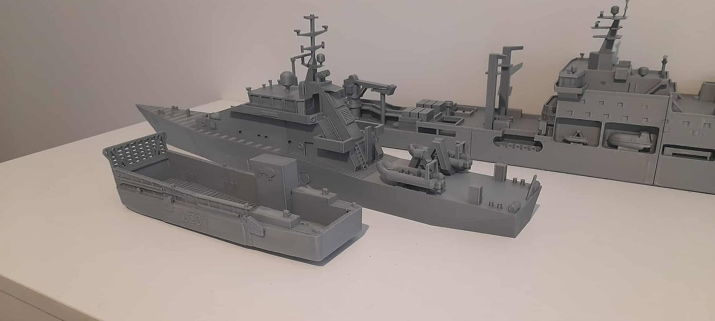 Landing Craft Model (HMNZS Canterbury)