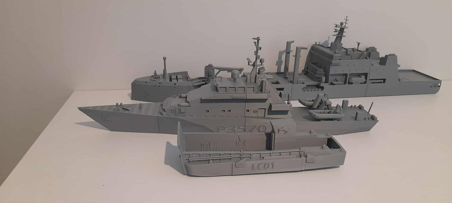 Landing Craft Model (HMNZS Canterbury)