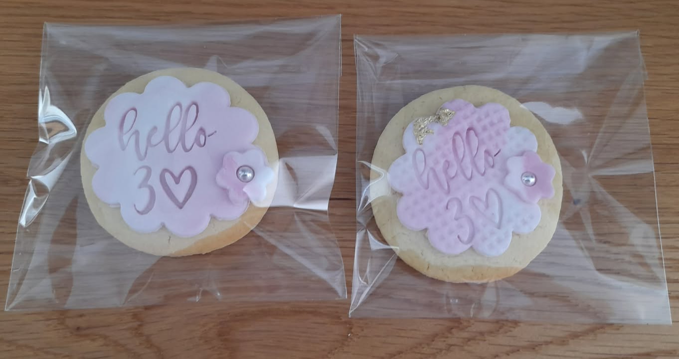 Hello 30 Cookie Cutter and Stamp