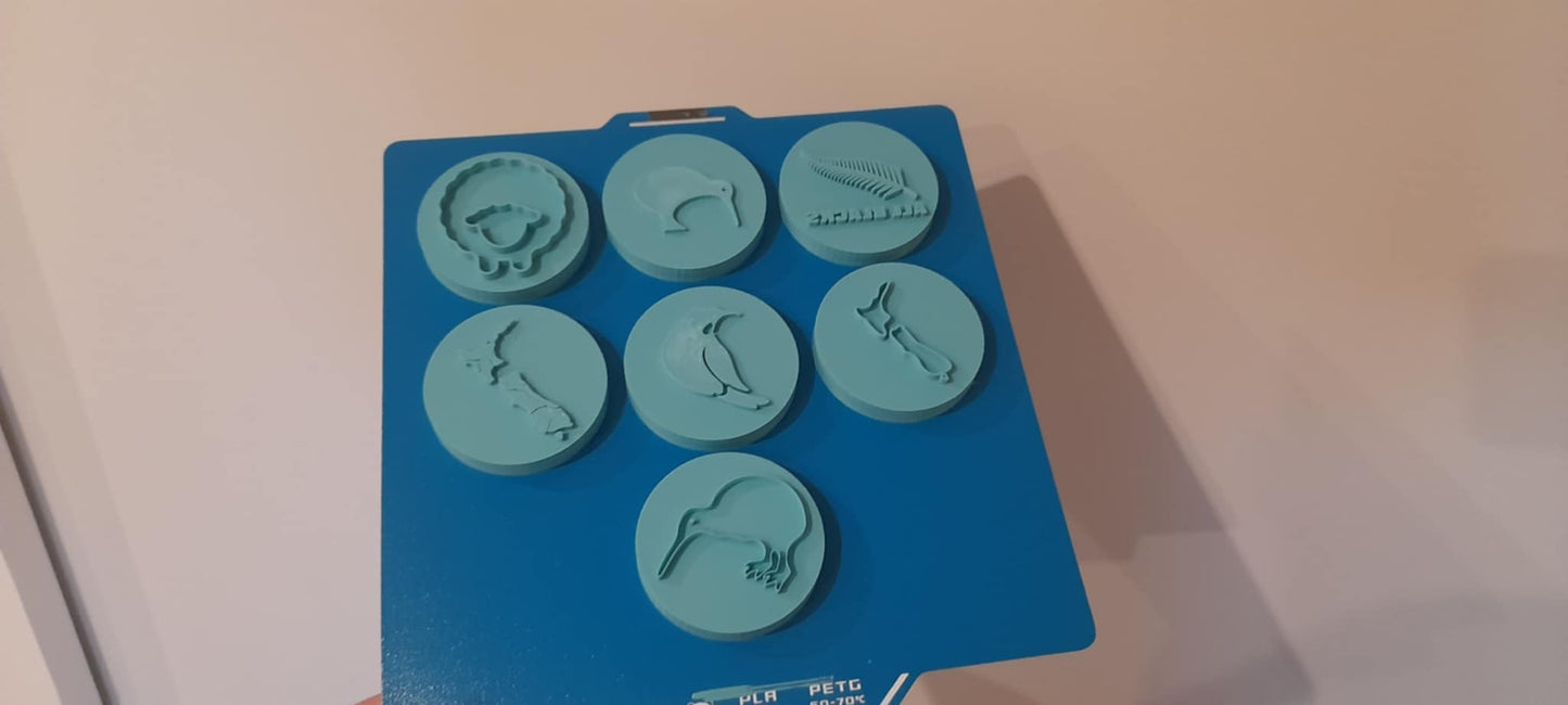Kiwiana Theme Fondant Stamps