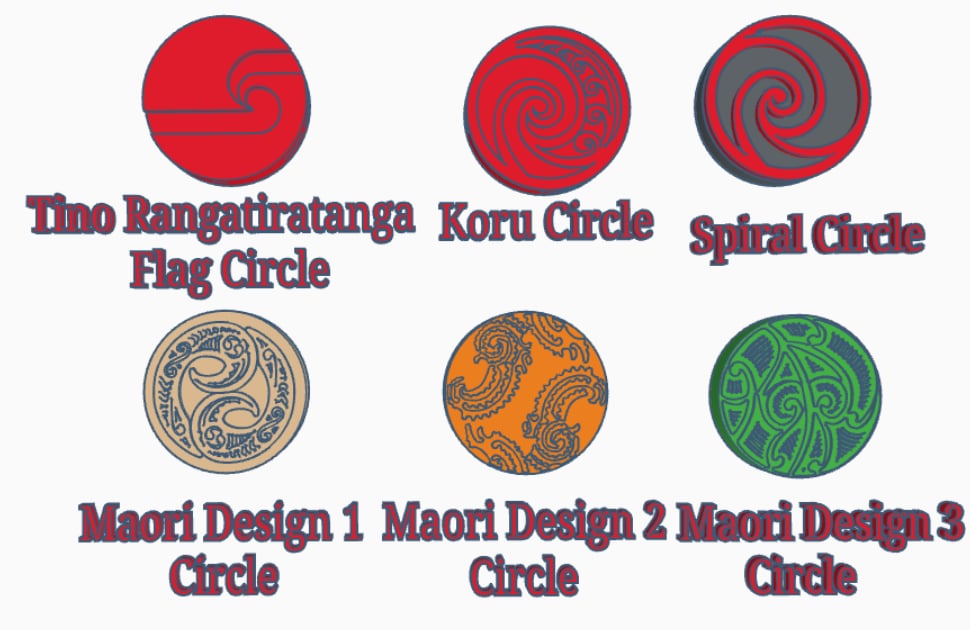 Maori Theme Fondant Stamps