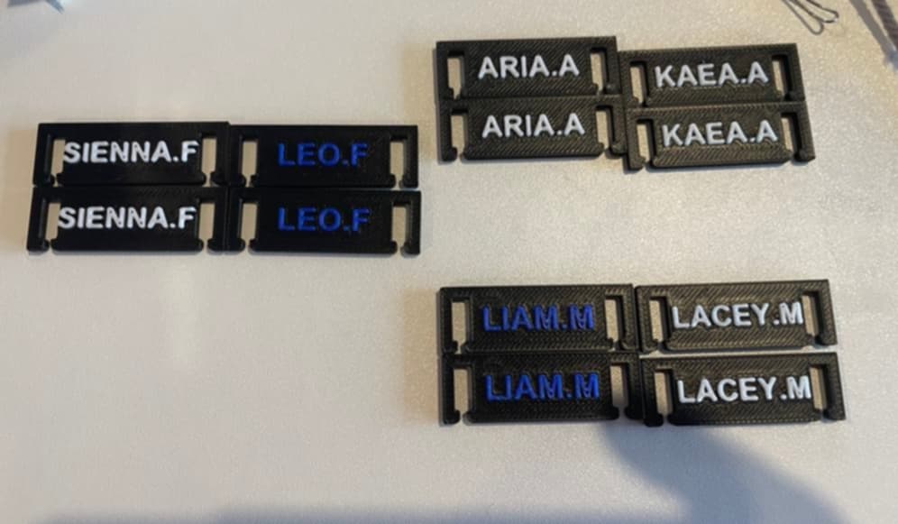Personalised Shoe Tags