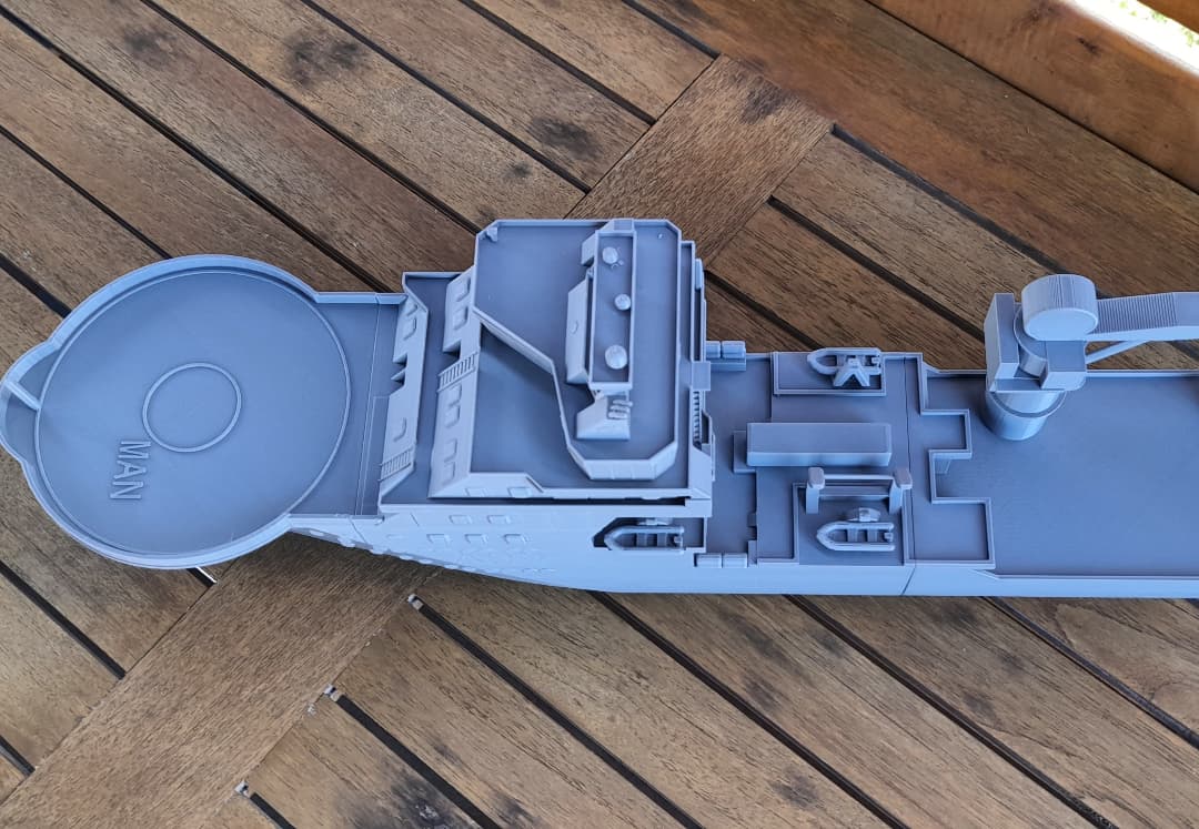 HMNZS Manawanui Model Ship