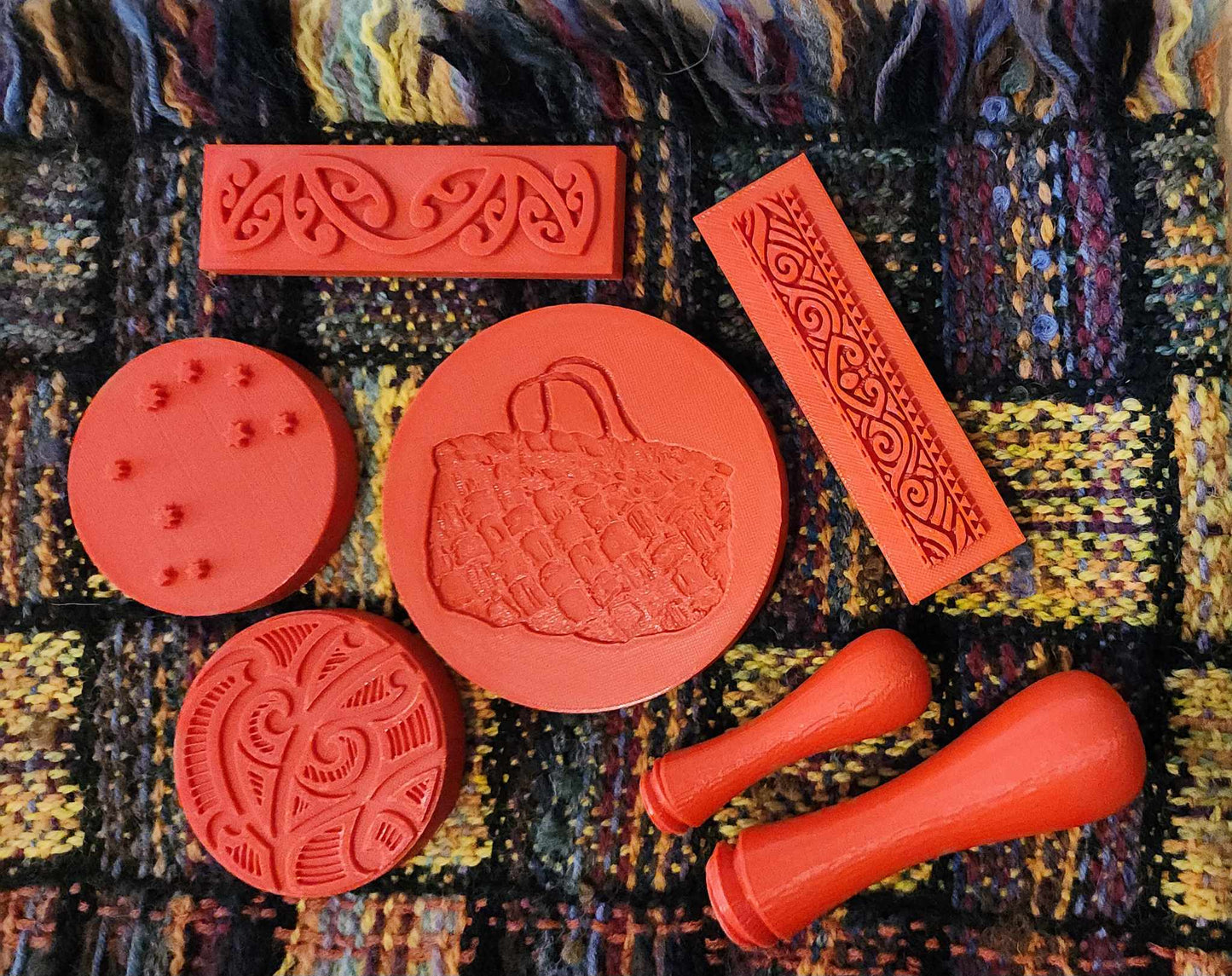 Maori Theme Fondant Stamps