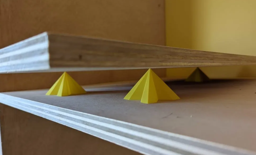 Painter's Pyramids with Storage Rack Set