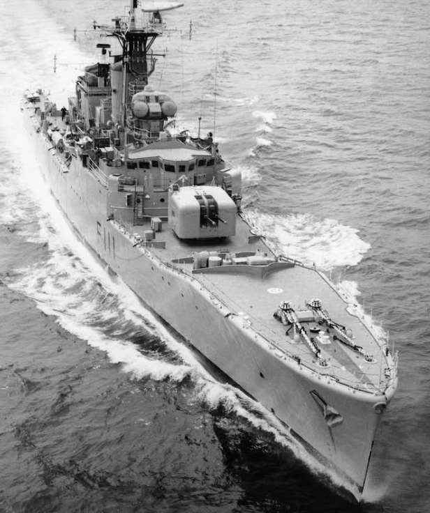 HMNZS Otago F111 Model Ship