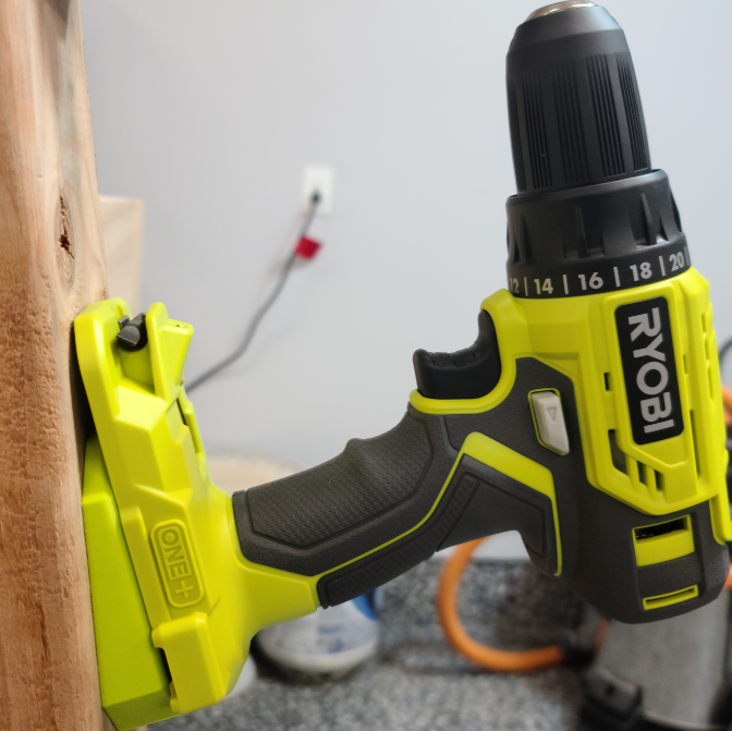 Ryobi Battery and Tool Wall Mounts