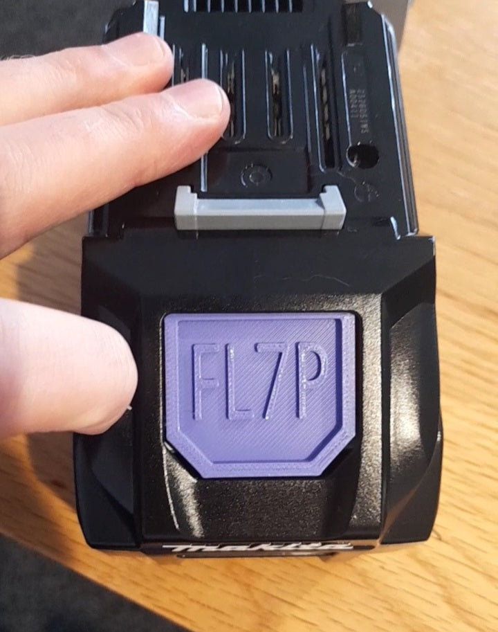 Makita XGT Personalised Battery Release Buttons