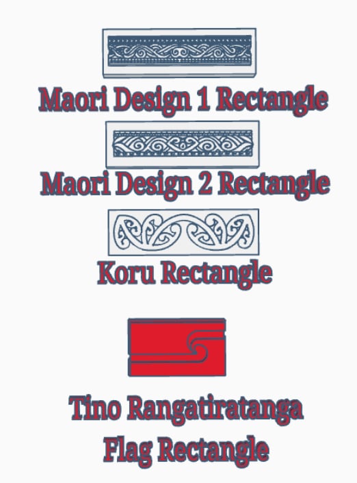 Maori Theme Fondant Stamps