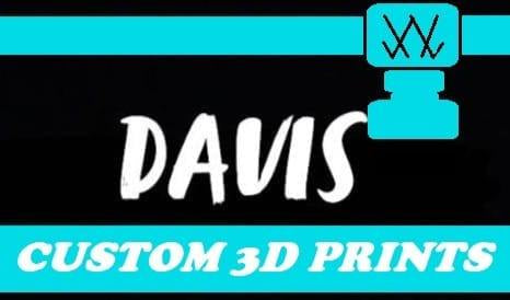 Davis Custom 3D Prints