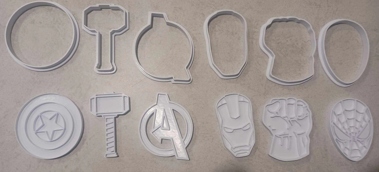 Marvel Avengers Set - Cookie Cutters