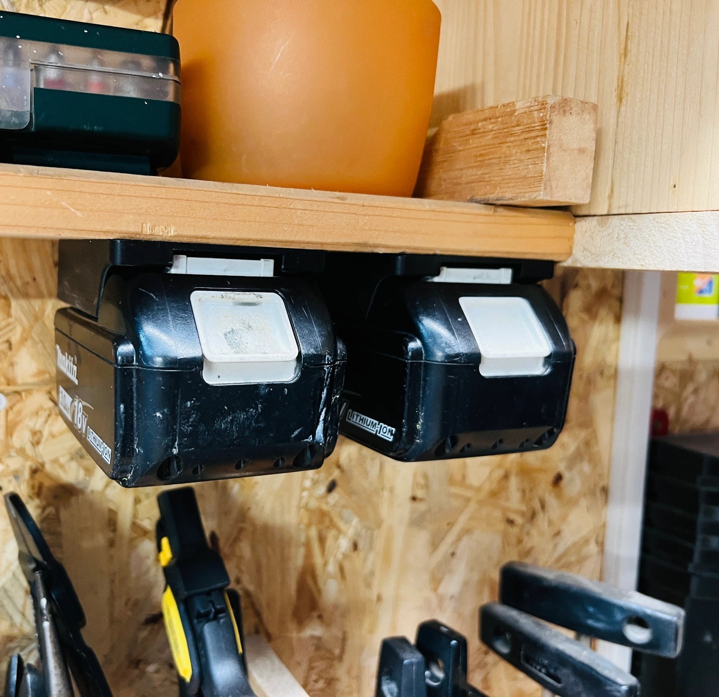 Makita Battery and Tool Wall Mounts