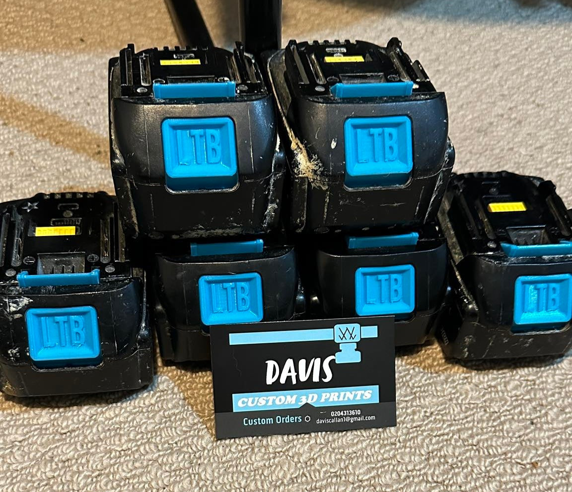 Makita 18v Personalised Battery Release Buttons