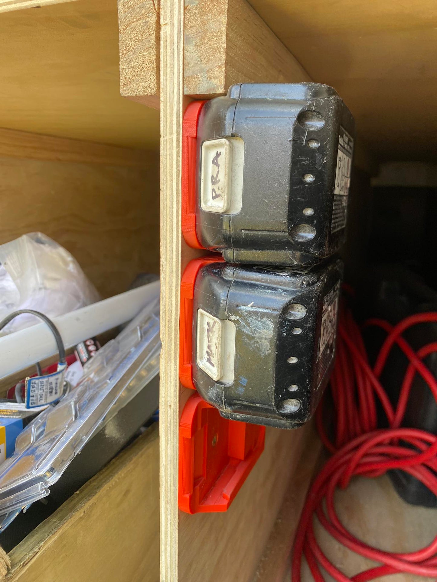 Makita Battery and Tool Wall Mounts