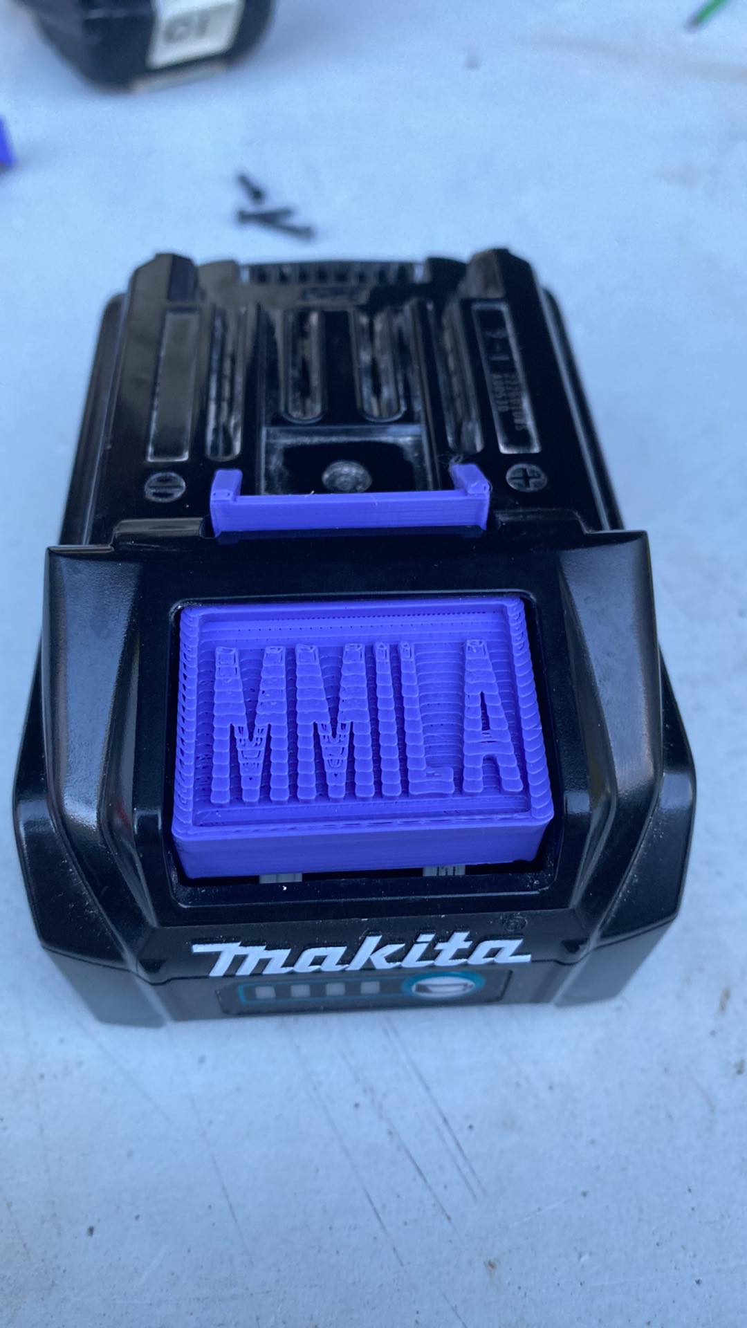 Makita XGT Personalised Battery Release Buttons