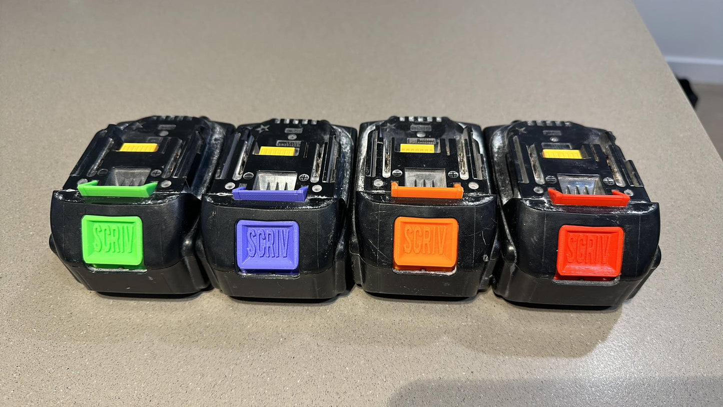 Makita 18v Personalised Battery Release Buttons
