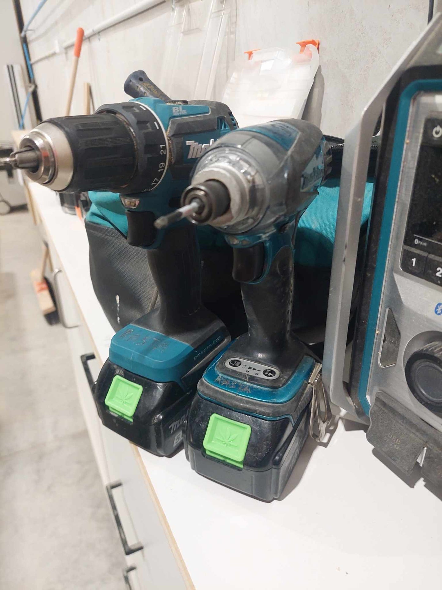 Makita 18v Personalised Battery Release Buttons