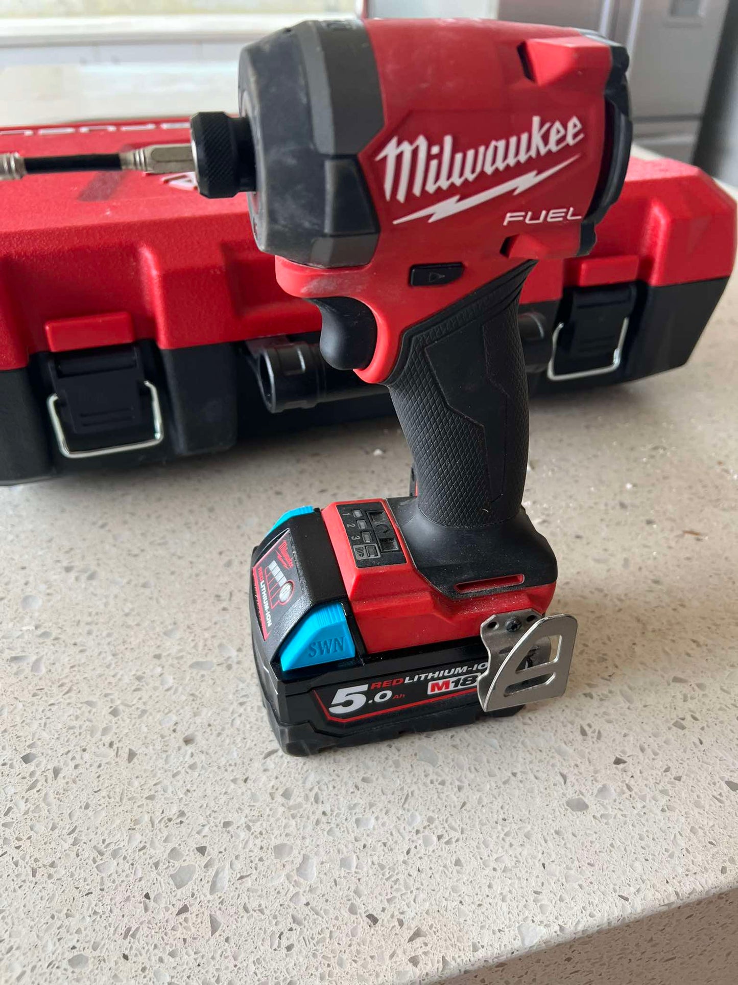 Milwaukee Personalised Battery Release Buttons